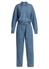 MICHAEL Michael Kors Chambray Belted Jumpsuit