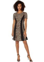 MICHAEL Michael Kors Cheetah Combo Dress