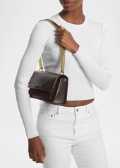 MICHAEL Michael Kors Claire Flap Leather Shoulder Bag