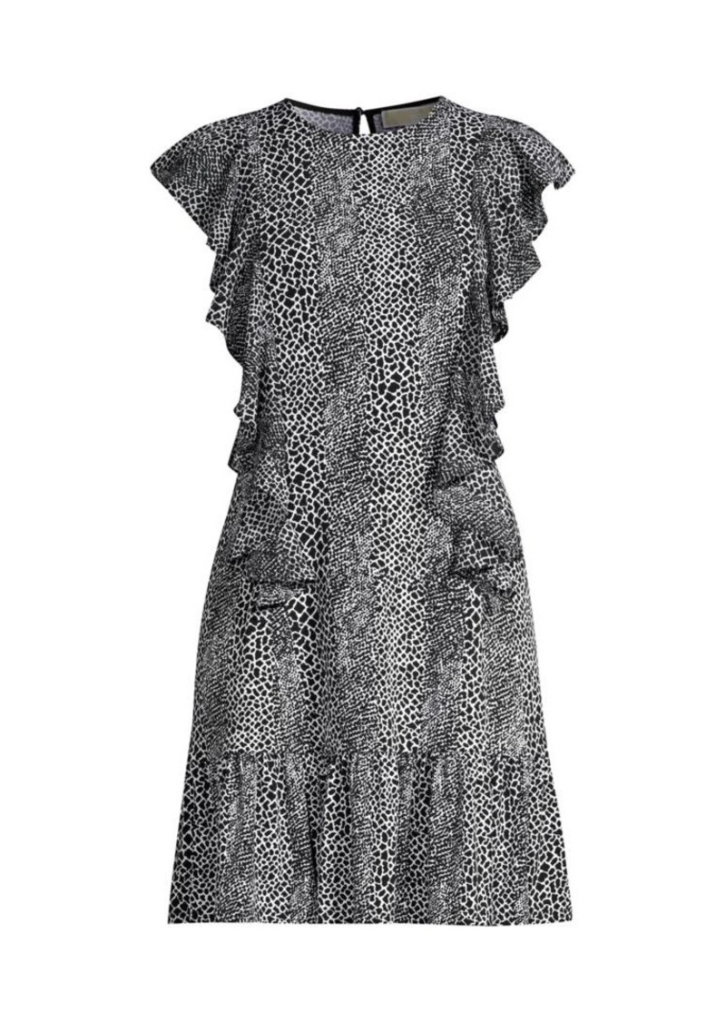 michael kors snake print dress