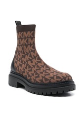 MICHAEL Michael Kors Comet logo-knit ankle boots