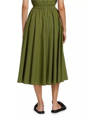 MICHAEL Michael Kors Cotton Elasticized Midi-Skirt