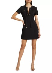 MICHAEL Michael Kors Cotton Short-Sleeve Minidress