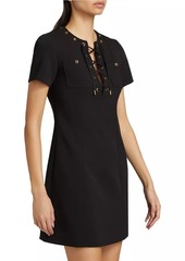 MICHAEL Michael Kors Cotton Short-Sleeve Minidress