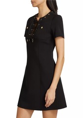 MICHAEL Michael Kors Cotton Short-Sleeve Minidress