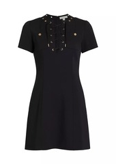 MICHAEL Michael Kors Cotton Short-Sleeve Minidress