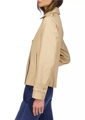 MICHAEL Michael Kors Cropped Double-Breasted Trench Coat