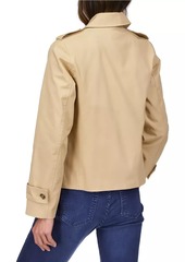 MICHAEL Michael Kors Cropped Double-Breasted Trench Coat