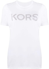 MICHAEL Michael Kors crystal embellished logo T-shirt