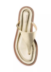 MICHAEL Michael Kors Daniella Metallic Leather Sandals