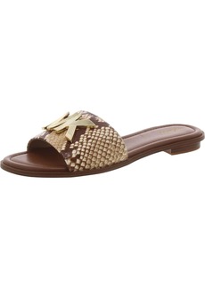 MICHAEL Michael Kors Deanna Womens e Leather Slide Sandals