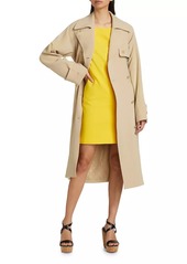 MICHAEL Michael Kors Double-Breasted Belted Trench Coat