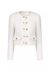 MICHAEL Michael Kors Double-Breasted Tweed Jacket