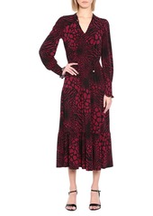 MICHAEL Michael Kors Ellip Printed Long-Sleeve Dress