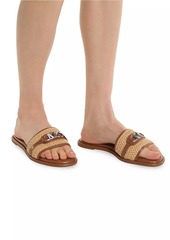MICHAEL Michael Kors Ember Logo-Accented Woven Sandals