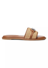 MICHAEL Michael Kors Ember Logo-Accented Woven Sandals