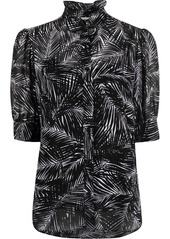 MICHAEL Michael Kors embroidered short-sleeve blouse