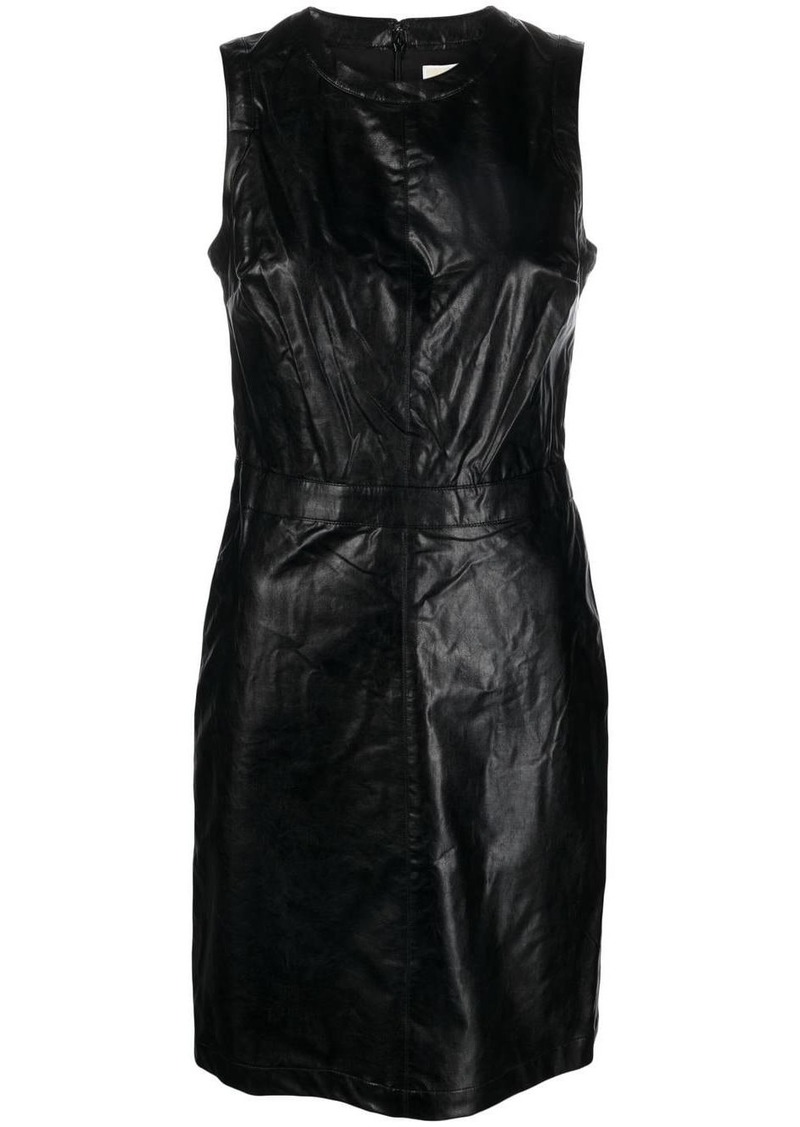 MICHAEL Michael Kors faux leather mini dress