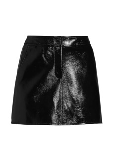 MICHAEL Michael Kors Faux Patent Mini Skirt