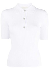 Michael Kors fine-ribbed polo shirt