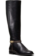 MICHAEL Michael Kors Finley Womens Leather Tall Mid-Calf Boots