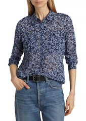 MICHAEL Michael Kors Floral Button-Up Blouse