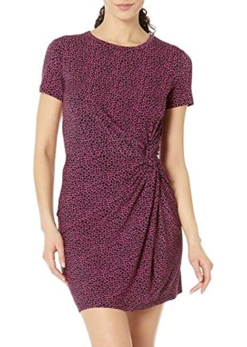 MICHAEL Michael Kors Giraffe Twist Short Sleeve Mini Dress