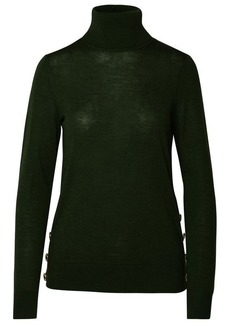 MICHAEL Michael Kors Green wool turtleneck sweater