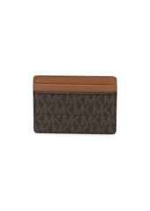 Michael Kors leather logo card holder