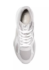 MICHAEL Michael Kors Leo Leather Trainer Sneakers