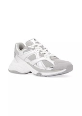 MICHAEL Michael Kors Leo Leather Trainer Sneakers