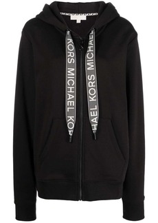 MICHAEL Michael Kors logo-lace zip-up hoodie