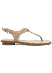 MICHAEL Michael Kors logo plaque thong sandals