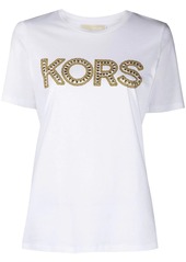 MICHAEL Michael Kors logo-print studded T-shirt