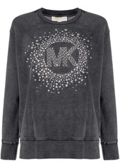 MICHAEL Michael Kors logo-studded cotton sweatshirt