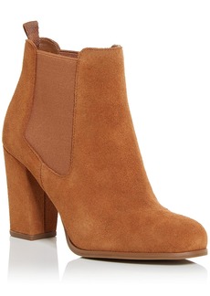 MICHAEL Michael Kors Lottie Bootie Womens Suede Almond Toe Ankle Boots