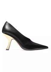 MICHAEL Michael Kors Luna High 90MM Leather Pumps