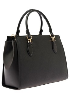 MICHAEL Michael Kors 'Marylin' Black Handbag with Logo Detail in Leather Woman