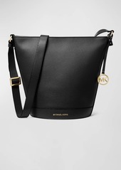 MICHAEL Michael Kors Medium Zip Leather Bucket Bag