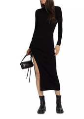 MICHAEL Michael Kors Merino Ruched Maxi Dress