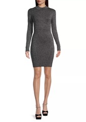 MICHAEL Michael Kors Metallic Long-Sleeve Minidress