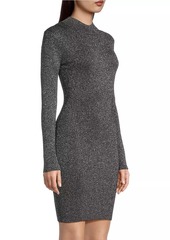 MICHAEL Michael Kors Metallic Long-Sleeve Minidress