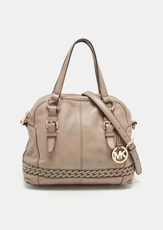 MICHAEL Michael Kors Michael Kors Beige Leather Gladstone Satchel