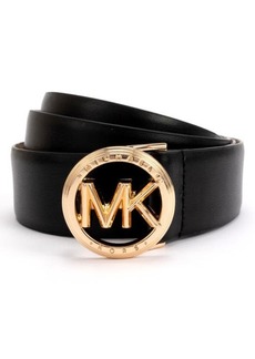 MICHAEL Michael Kors Logo Leather Belt