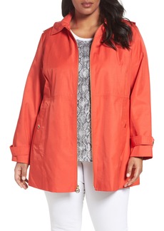 michael kors parka orange