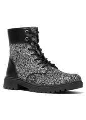 MICHAEL Michael Kors Alistair Lace-Up Boot in Black/Silver at Nordstrom