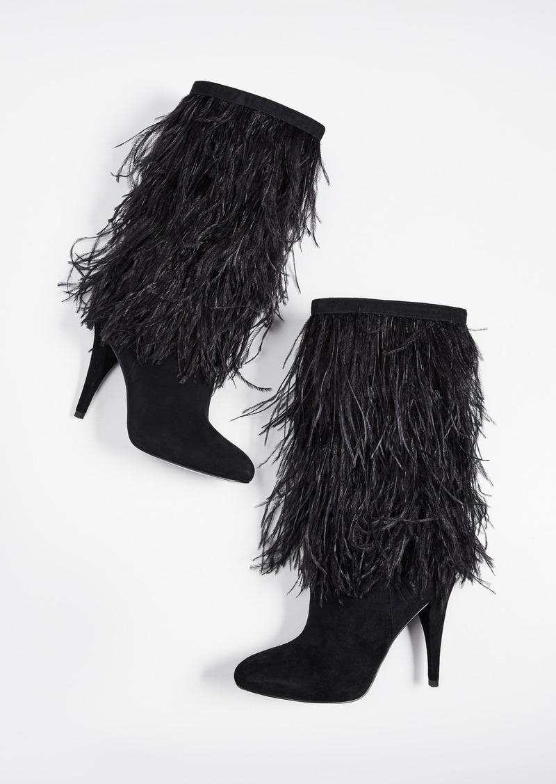 Asha Feather Boots - 70% Off!