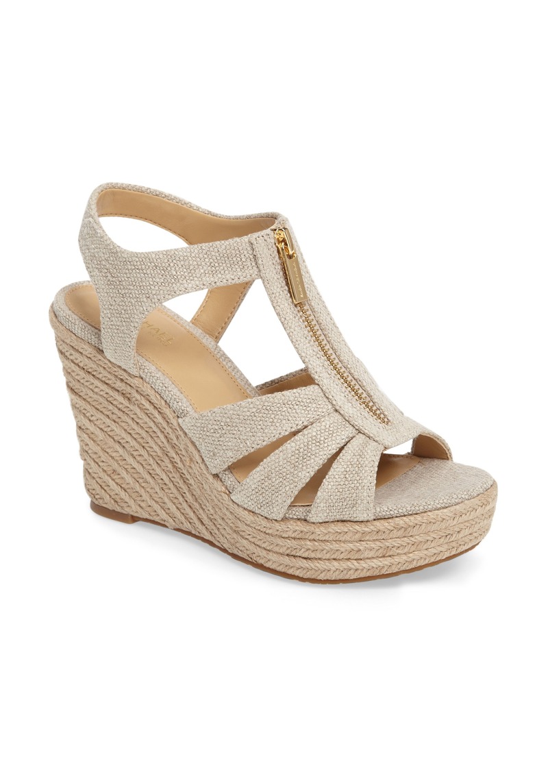 michael kors berkley platform wedge