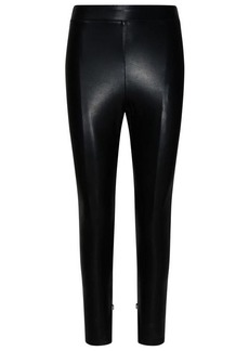 MICHAEL MICHAEL KORS Black imitation leather leggings