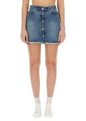 MICHAEL MICHAEL KORS DENIM MINI SKIRT